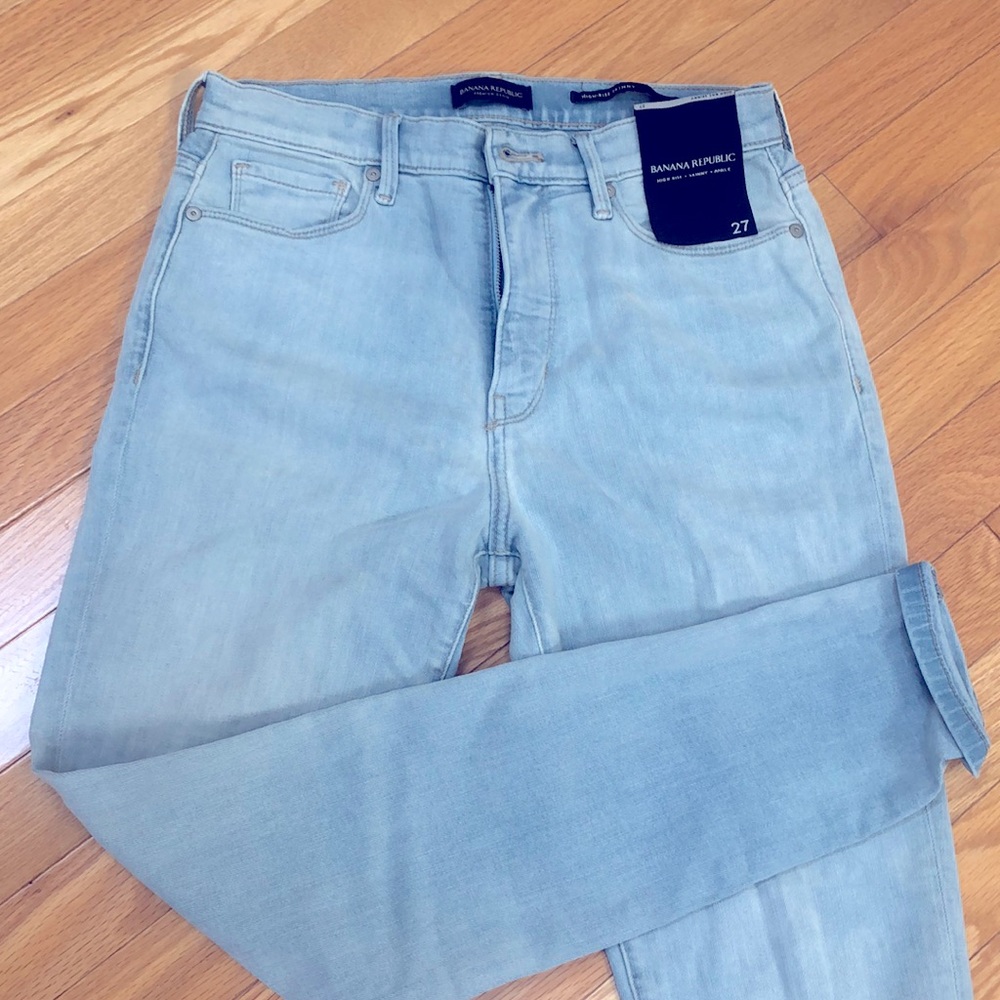 [NWT] Banana Republic Premium Denim high rise skinny